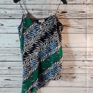 Laundry by Shelli Segal tropical asymmetrical top